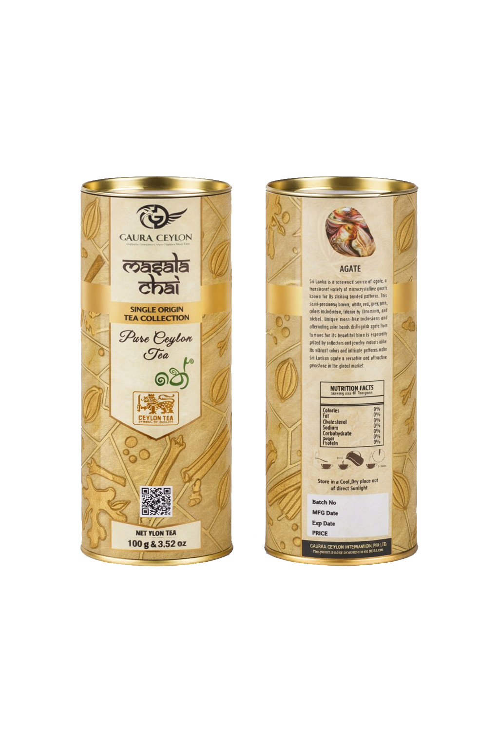 Gauraa Ceylon Masala Chai (Single Origin Tea Collection)