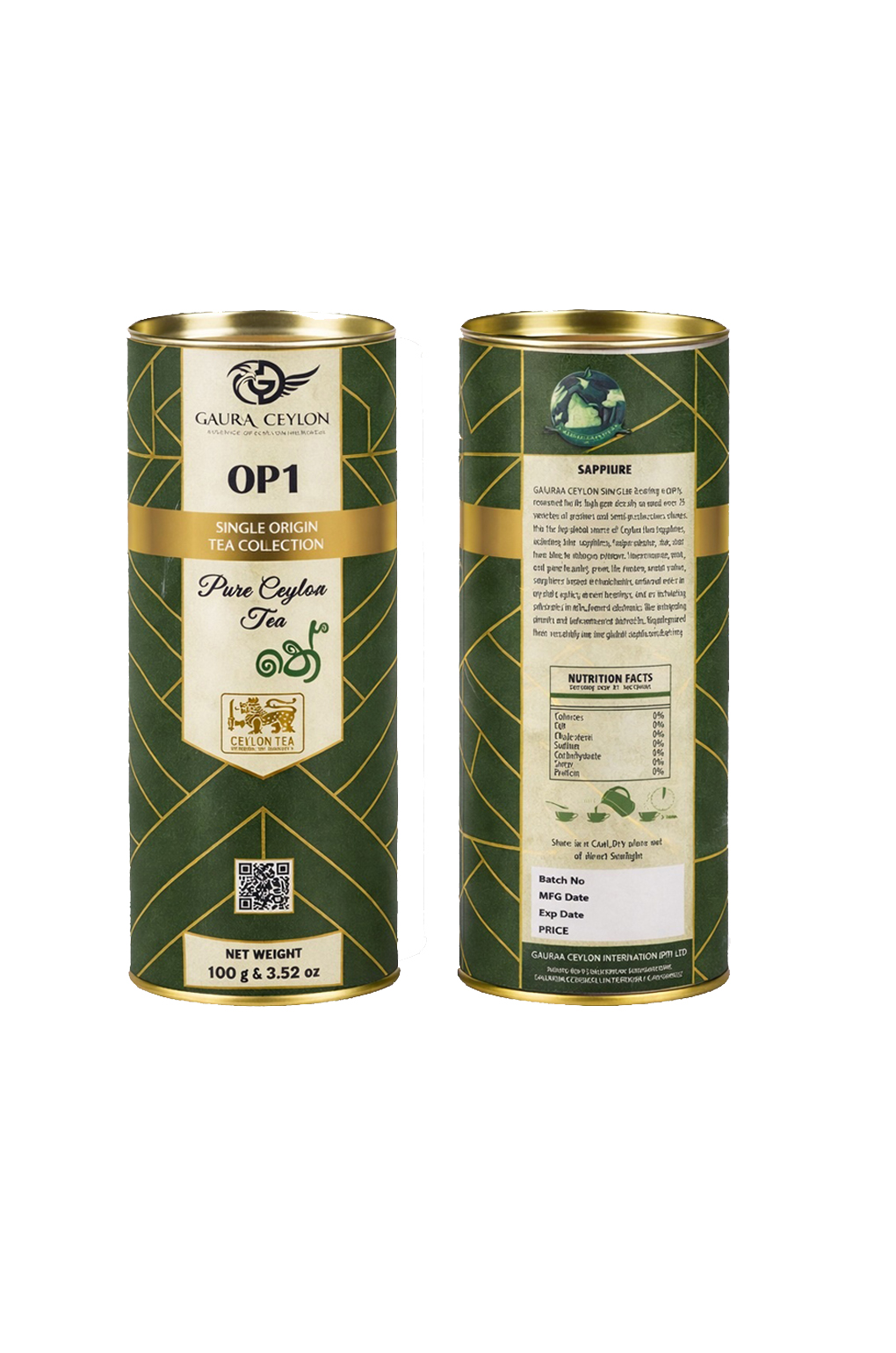 Gauraa Ceylon OP1 (Single Origin Tea Collection)